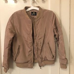 NWT Bomber basic jacket arm pocket 100% polye